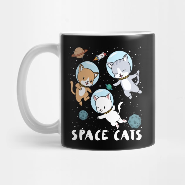 Space Cat Funny Cat Gift by CatRobot